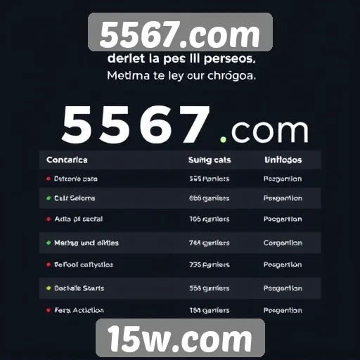Comparativo entre 5567.com e plataformas concorrentes